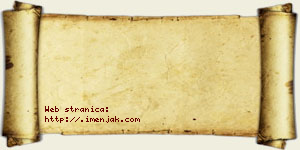 Mina Stojnić vizit kartica